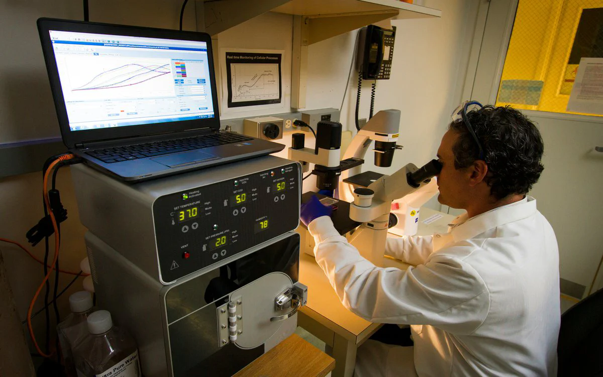 Scientific research laboratory setup for meditation studies